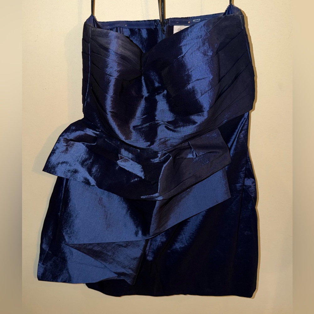 Calvin Klein Midnight Blue Strapless Dress